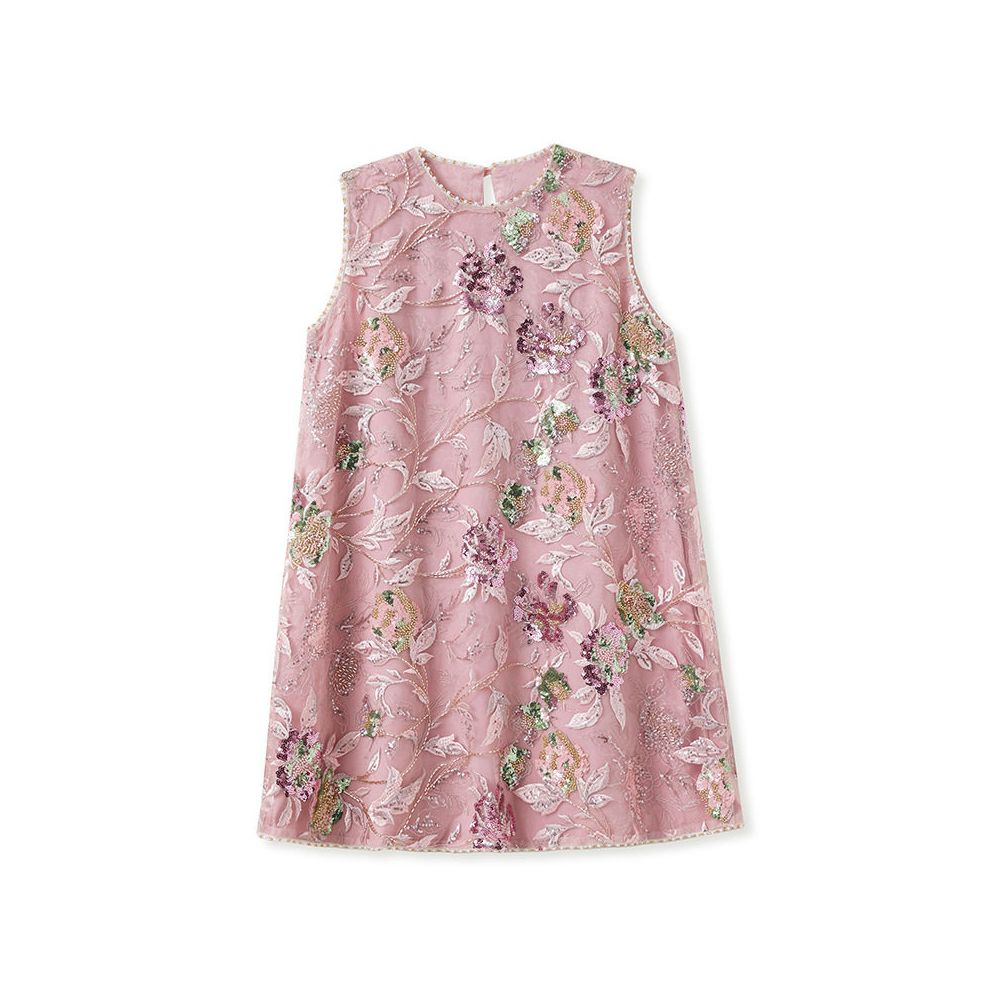 Tang Dou Gao Ding Yan Xu Xiu Ying New Chinese style embroidery sleeveless fairy dress sequin light luxury dress for women image 5