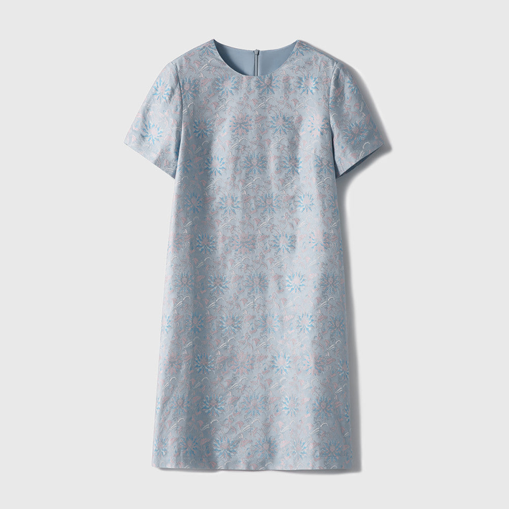 Summer cool transparent non permeable flesh Bubu Shenglian Lotus different color radish 100 pure mulberry silk new Chinese style image 69