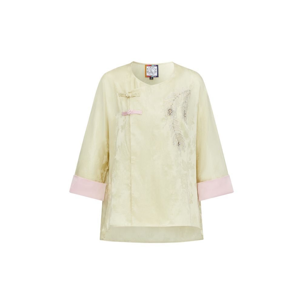 Secret Fan Summer New Collection 2025 New Summer Fu Series New Chinese Embroidery Shirt National Style Top Short Skirt Set image 14