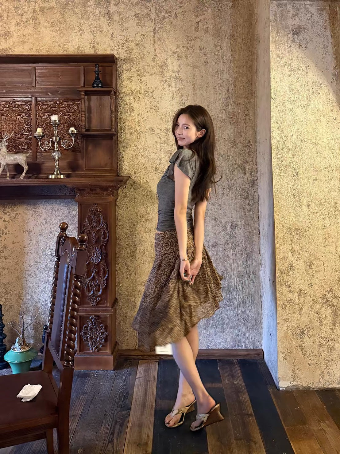 ASAYA7487 â Wild Muse Draped Set ððĐķ