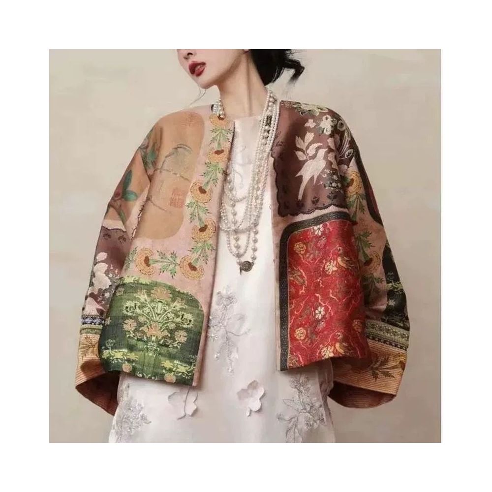 The counter has withdrawn the last order and picked up the missing autumn new high end design The fashionable Chinese style new Chinese style jacket for women image 3