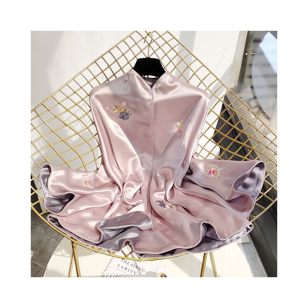 ASAYA5864 – Silk Bloom Mandarin Jacket 🌸✨
