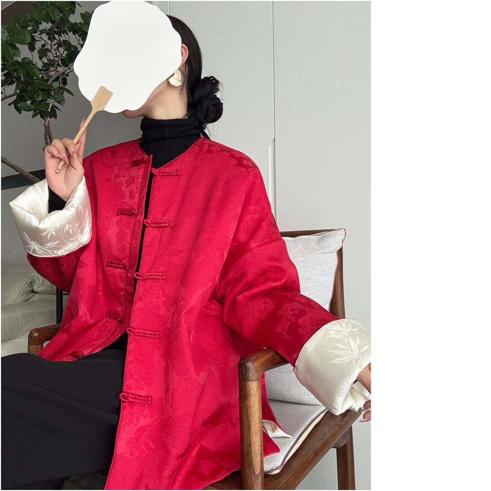 ASAYA5969 – Regal Bloom Jacquard Jacket ❤️🌺