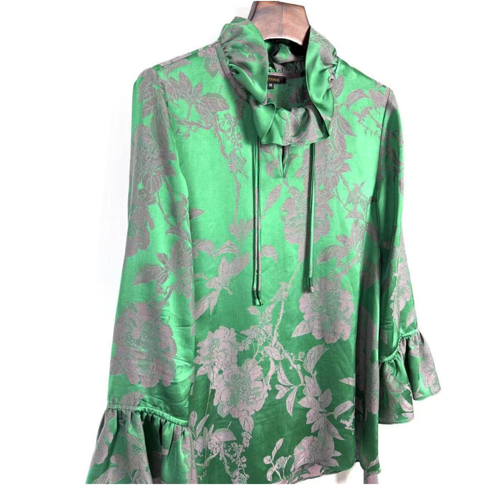 Original Design by Mr Zhu XZS103X Green Stained Nishang Top image 1