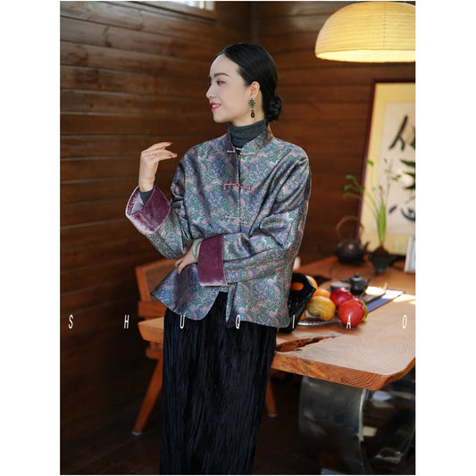 ASAYA6071 – Jade Imperial Brocade Jacket 💚✨