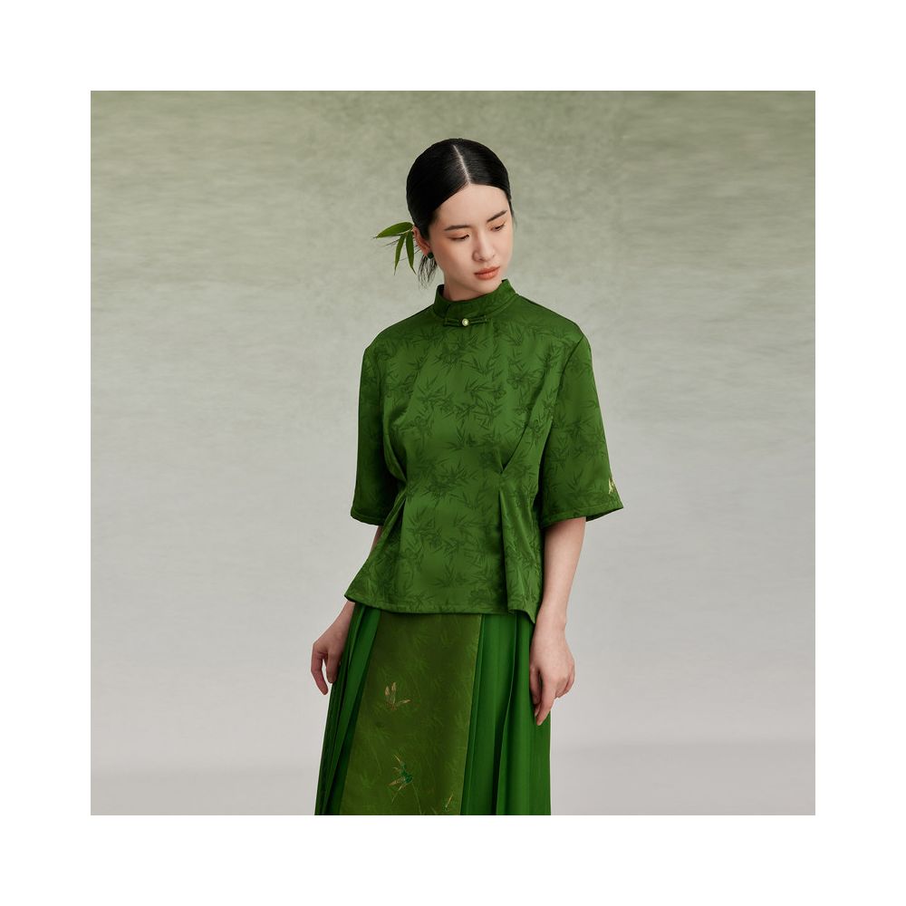 ASAYA6084 – Emerald Bamboo Grace Set 🌿✨