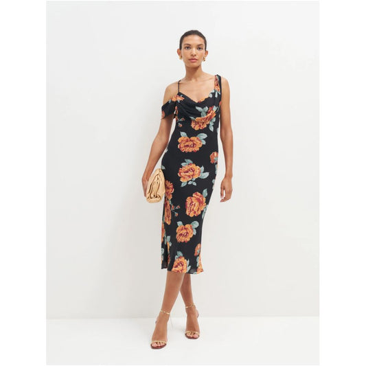 ASAYA6132 – Blossom Muse Draped Dress 🌸✨