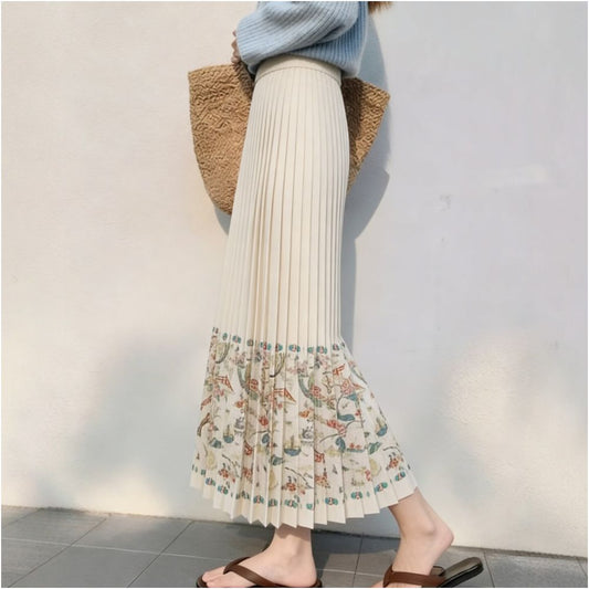ASAYA6175 – Jardin Pleated Skirt 🌸✨