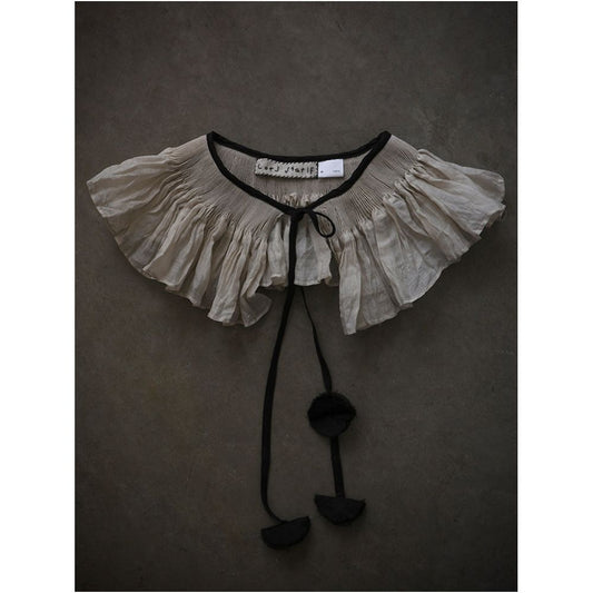 ASAYA6183 – Romantic Ruffle Collar ✨🖤