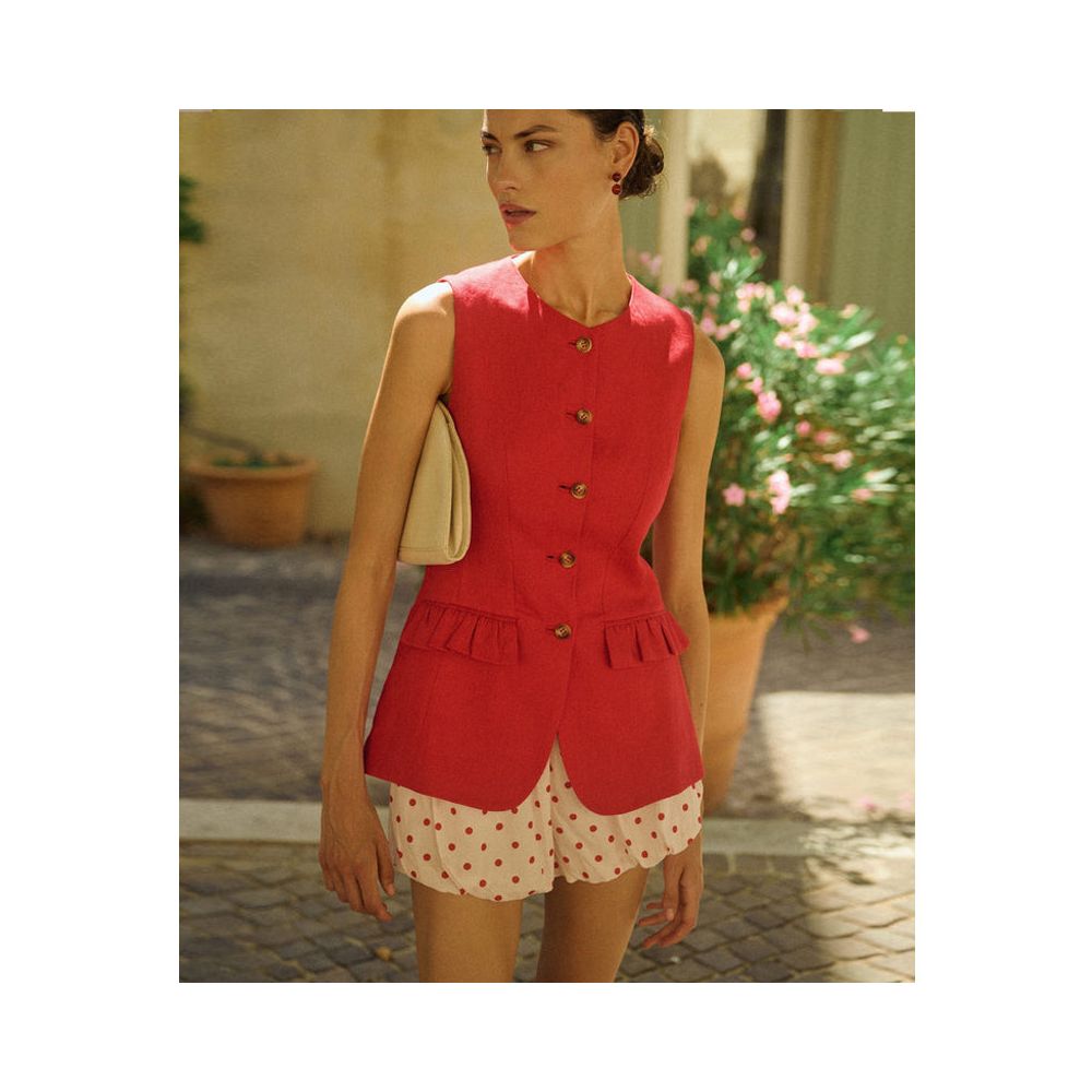ASAYA6207 – Riviera Polka Linen Set ❤️✨