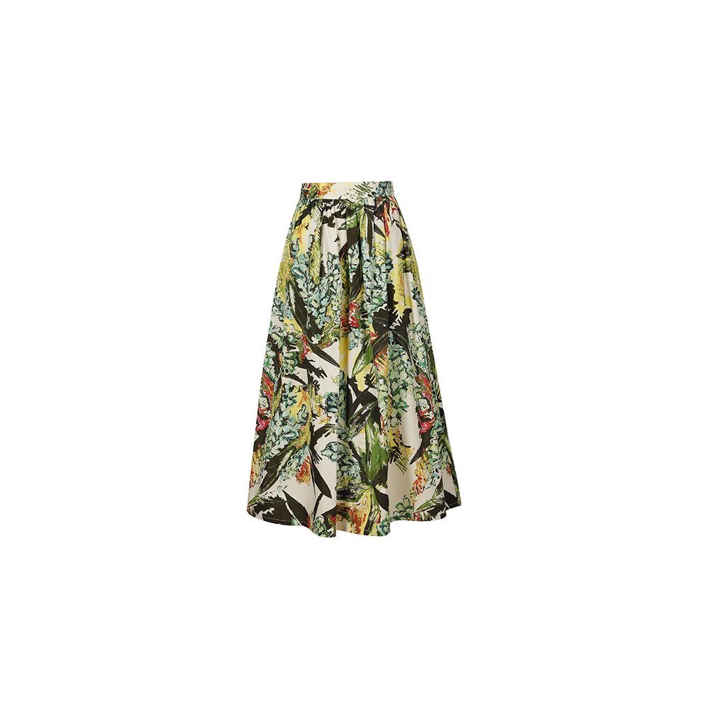 ASAYA6236 – Jardin Bloom Midi Skirt 🌿🌼