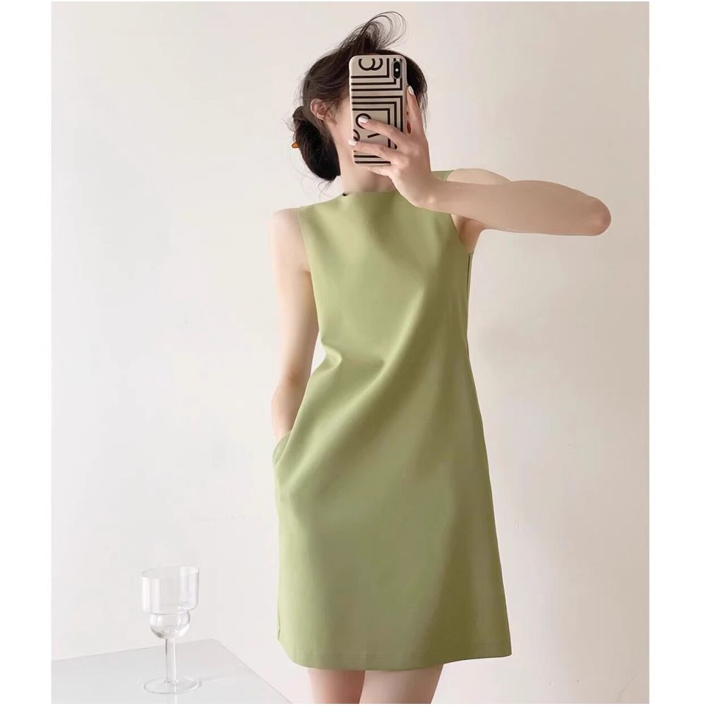 ASAYA6275 – Retro Chic Mini Dress 🖤🤍