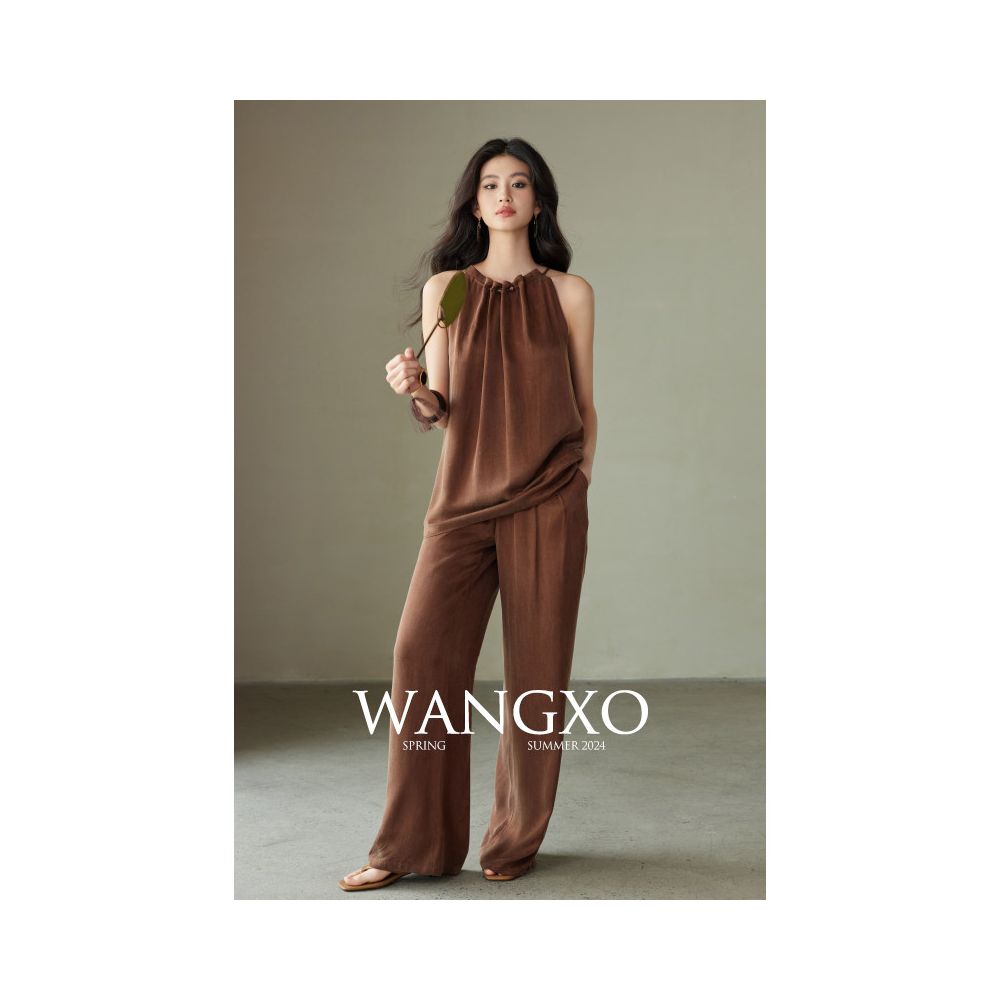 ASAYA6325 – Willow Drape Silk Set 🌿✨