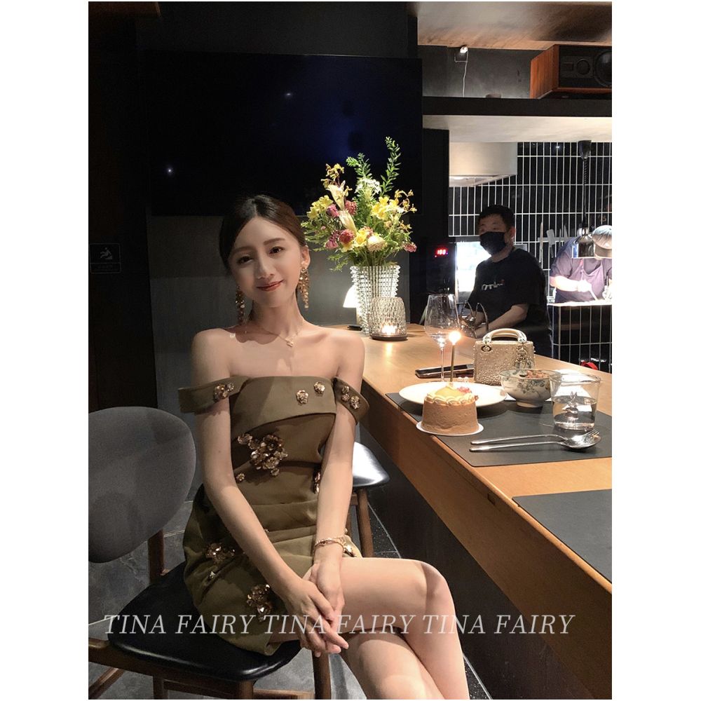 ช ดเดรสว นเก ดของท น าสวยงามมาก สามารถใส ได สองแบบค ะ image 1