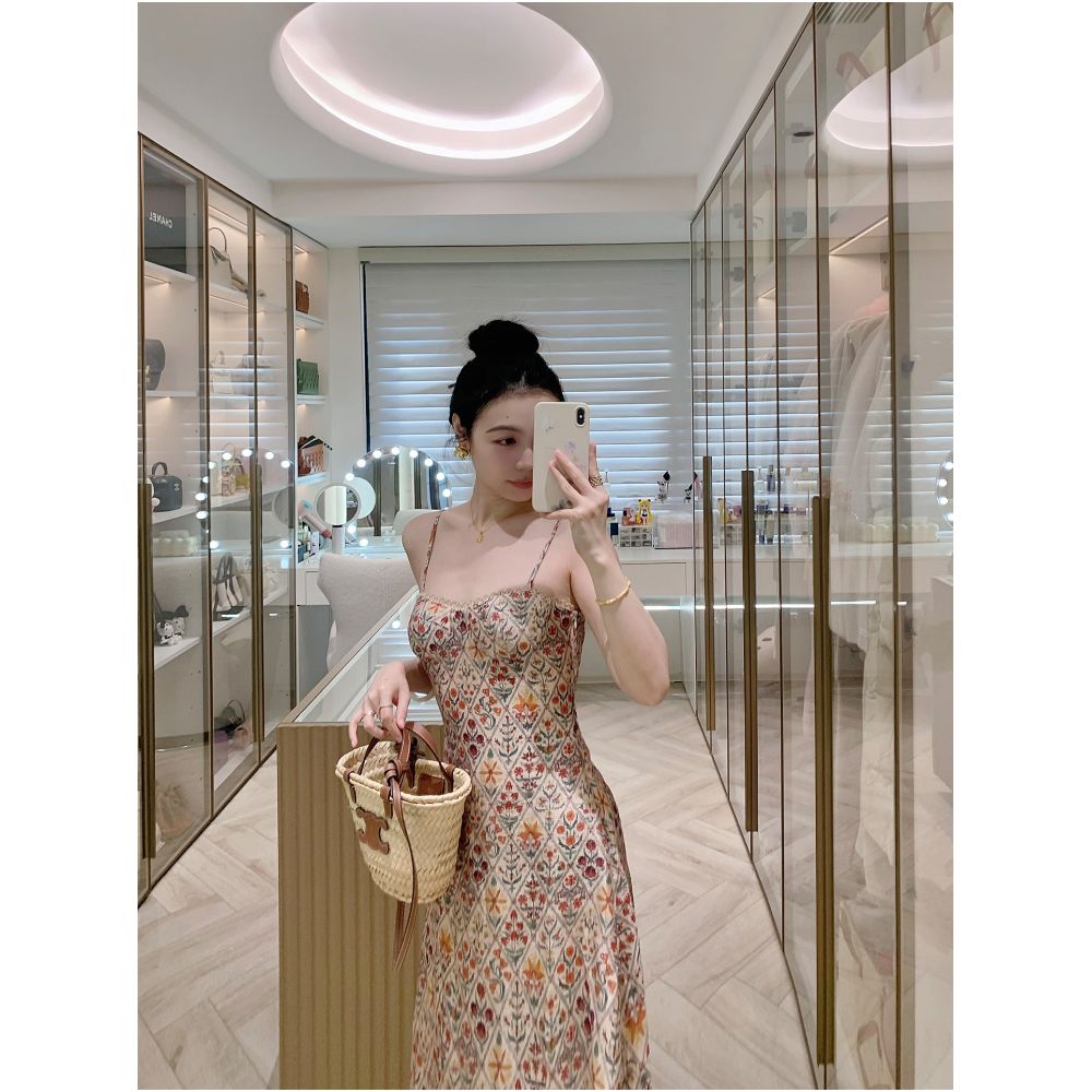 FPOH French Tea Break Floral Print Sundress 2026 Absolutely gorgeous dress especially beautiful fitted waist dress image 4