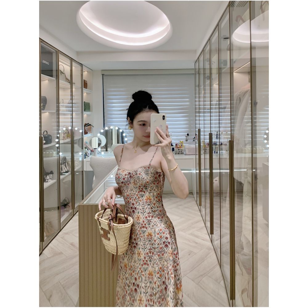 FPOH French Tea Break Floral Print Sundress 2026 Absolutely gorgeous dress especially beautiful fitted waist dress image 0