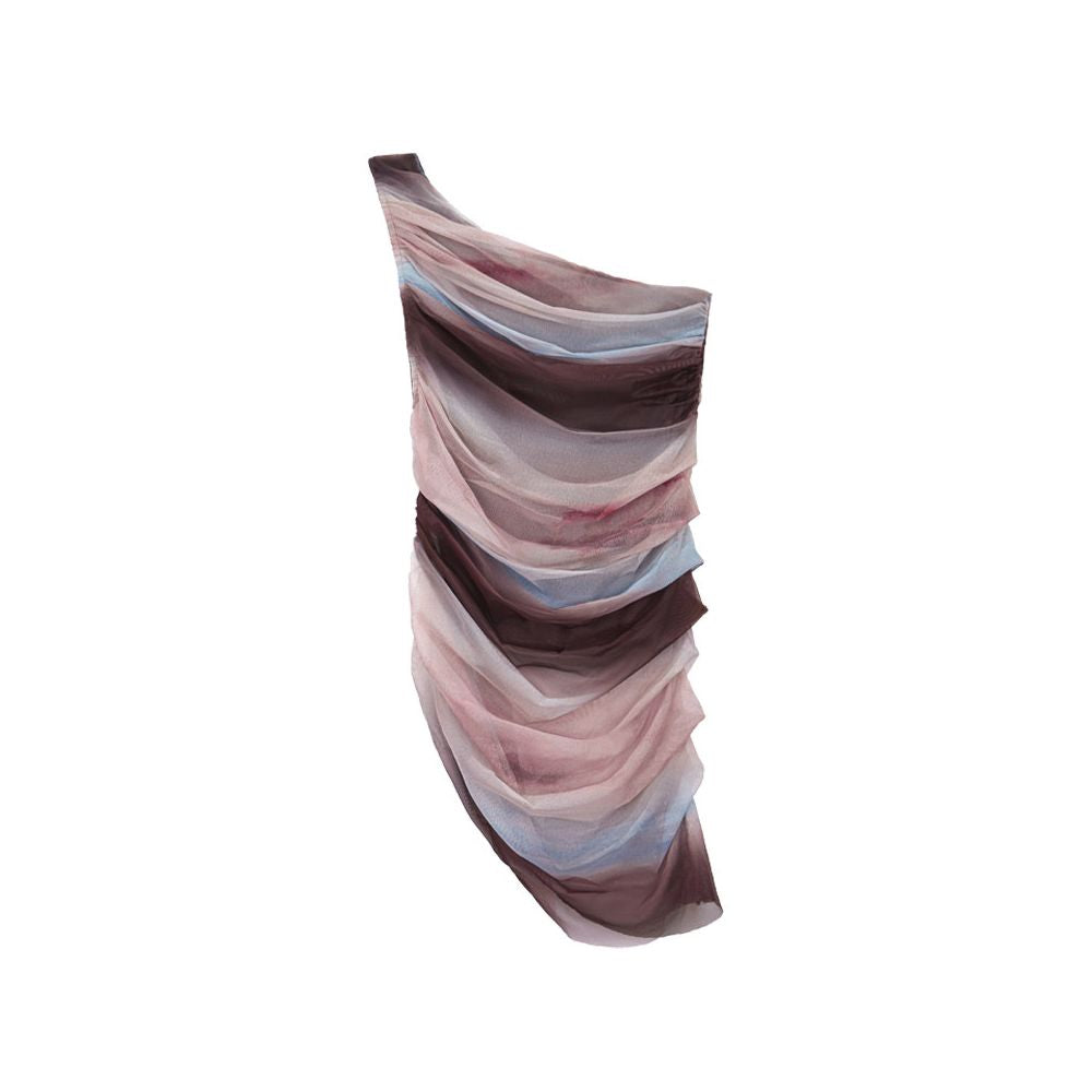 ASAYA6419 – Aurora Mesh One-Shoulder Top 🌫️✨