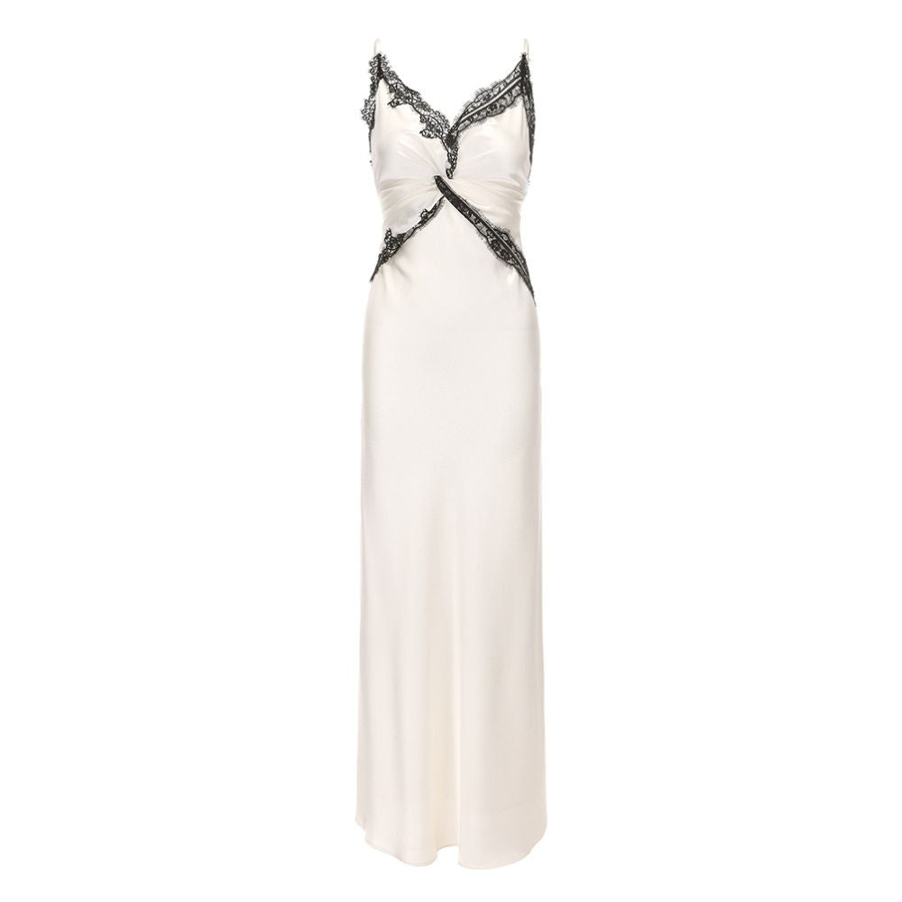 ASAYA6421 – Noir Lace Satin Slip Dress 🖤✨