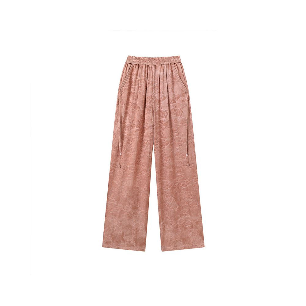ASAYA6425 – Silk Jacquard Wide-Leg Pants 🌸✨
