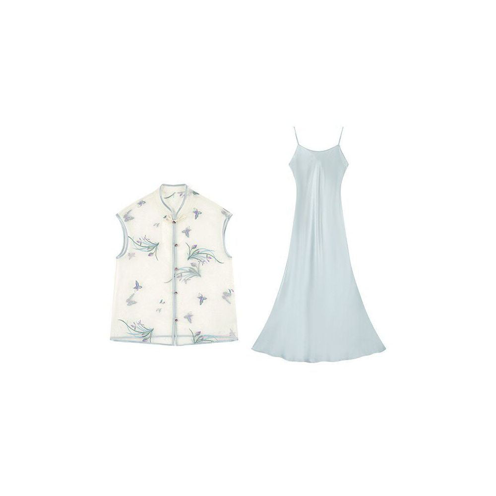 ASAYA6472 – Celeste Bloom Sheer Set 🦋💙