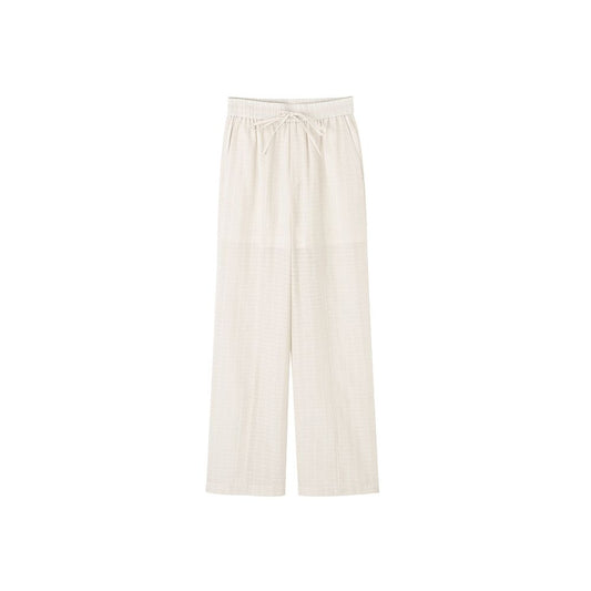 ASAYA6521 – Ivory Breeze Wide-Leg Pants 🌿🤍