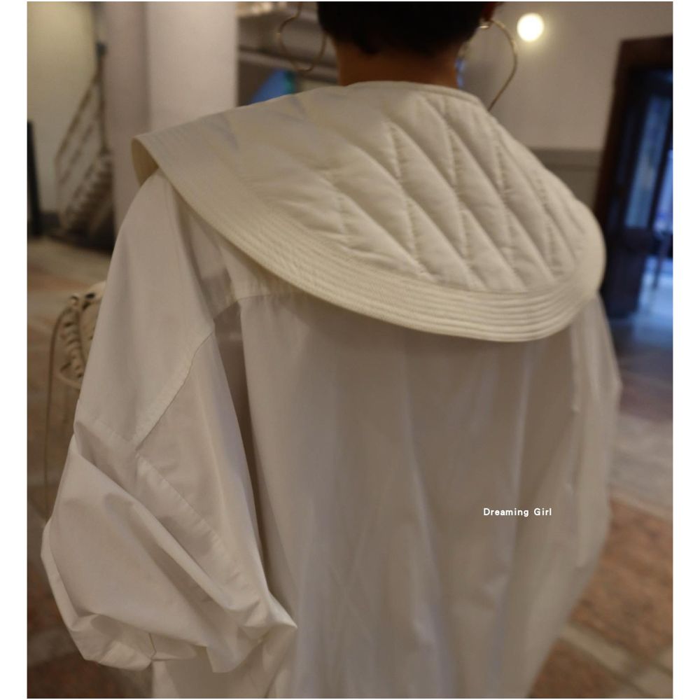 Macchatt is absolutely gorgeous I m keeping one for myself and highly recommend it The quilted fabric with thin cotton padding adds a touch of sophistication and the tie front faux collar completes th image 2