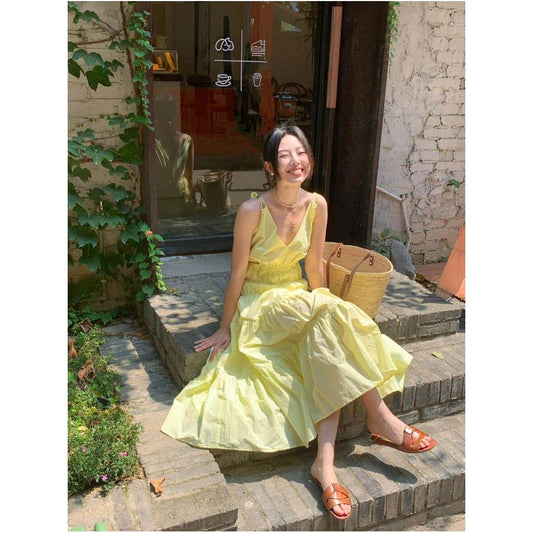 ASAYA6596 – Lemon Sorbet Summer Dress 🍋🌼