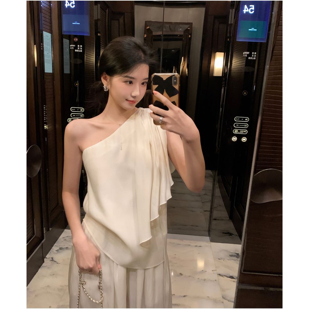 ASAYA6657 – Ivory Athflow Drape Set 🤍✨