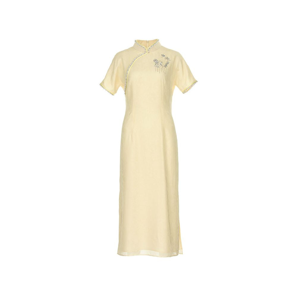 ASAYA6688 – Imperial Bloom Qipao Dress 💜✨
