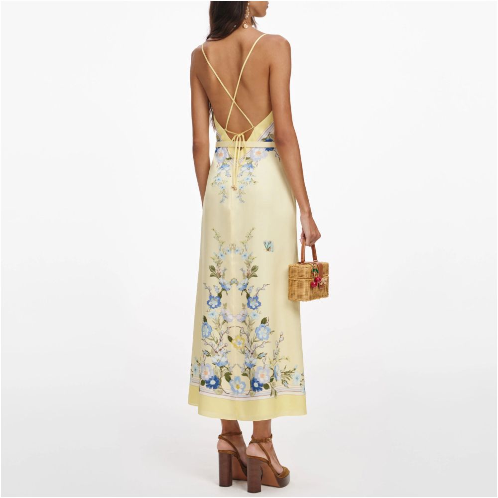 SP Home Shenzhen Nanyou High end Women s Wear 2026 Spring French Holiday Style Printed Medium to Long Strap Dress for Women image 4
