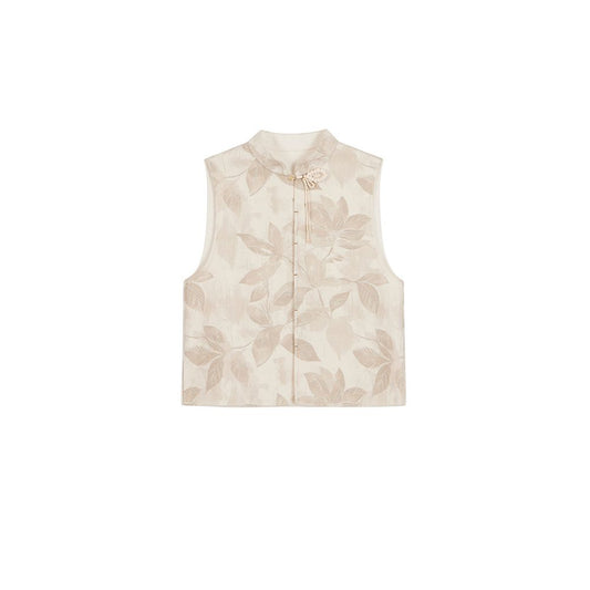 ASAYA6674 – Lotus Whisper Oriental Vest 🍃🤍