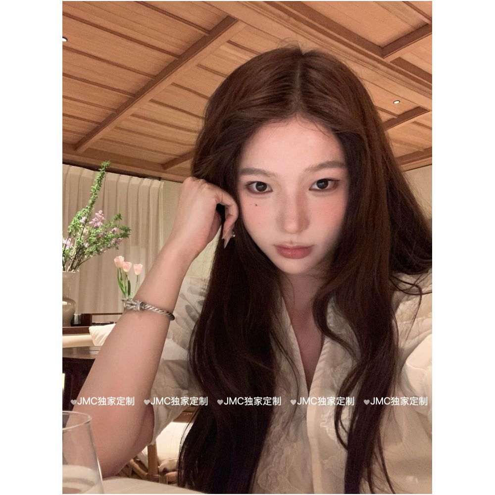 Jmc Nyx Bespoke French Chic Pure Cotton Hollow Out Lace Top V Neck Slim Waist Short Sleeve Shirt Elegant Style image 2