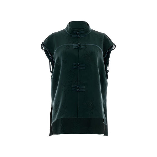 ASAYA6881 – Jade Noir Mandarin Vest 💚✨