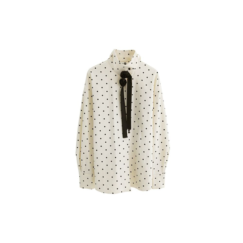 ASAYA6926 – Rose Whisper Polka Set 🌹🖤🤍