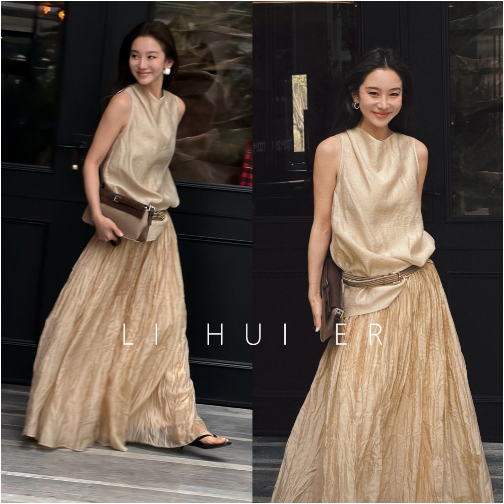 LiHuiEr Hanging Wind White Exquisite Yarn Half body Short Skirt Xia Peng Peng Fairy Hundred Fold Long Skirt Child image 3