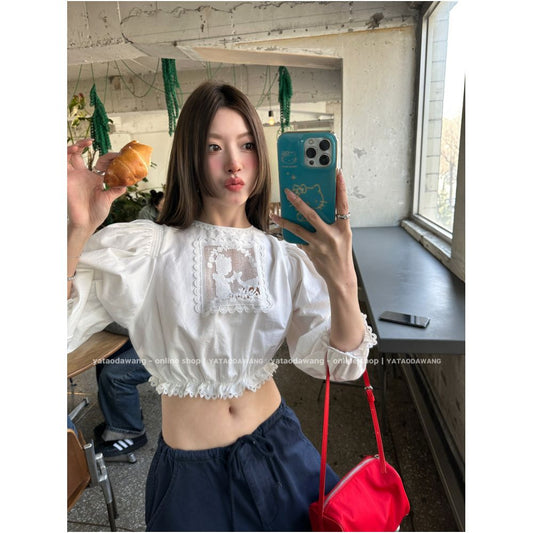 ASAYA6961 – Sweet Heirloom Lace Blouse 🤍🕊️