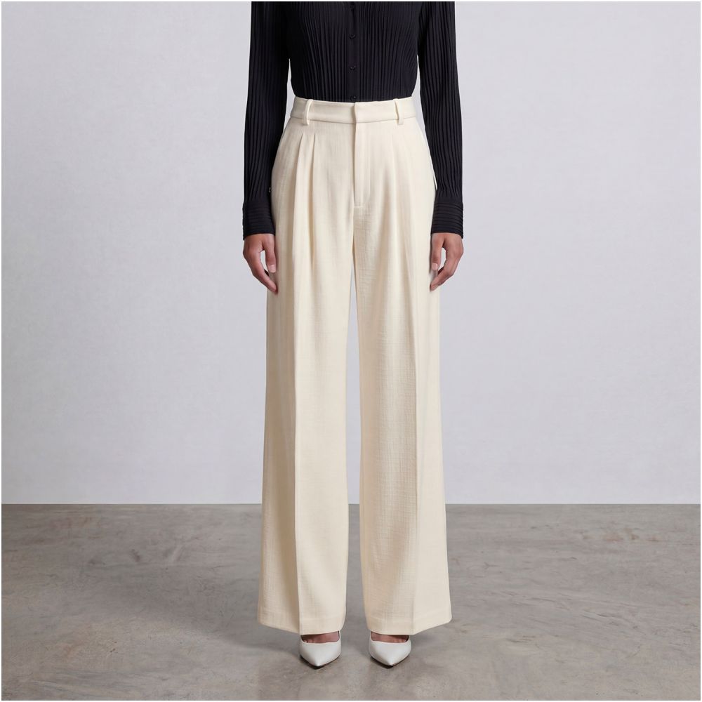 ASAYA6998 – Riviera Tailored Wide-Leg Pants 🤍💙✨