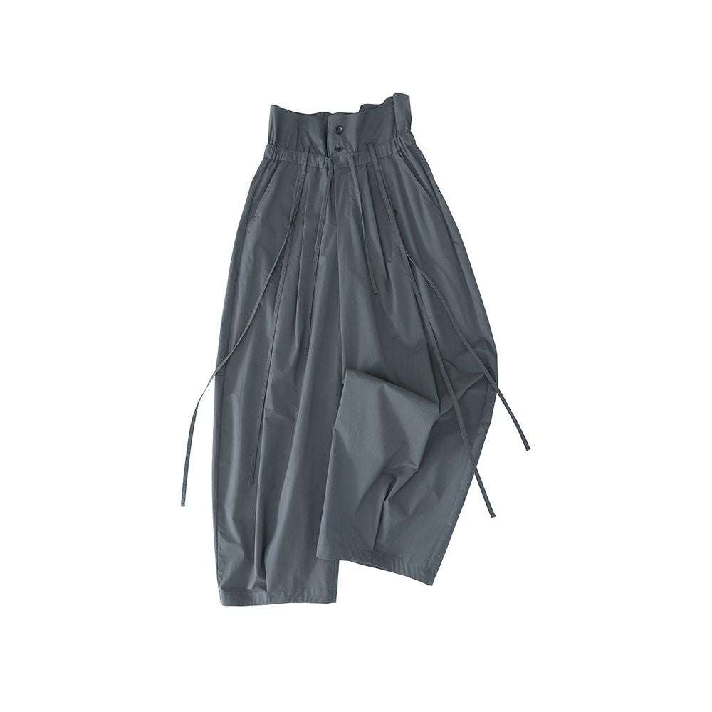 ASAYA7008 – Urban Drift Flip-Waist Pants 🖤⚡️🩶