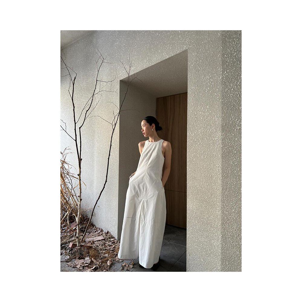 ASAYA7081 – Pure Essence Cotton Maxi Dress 🤍🌿