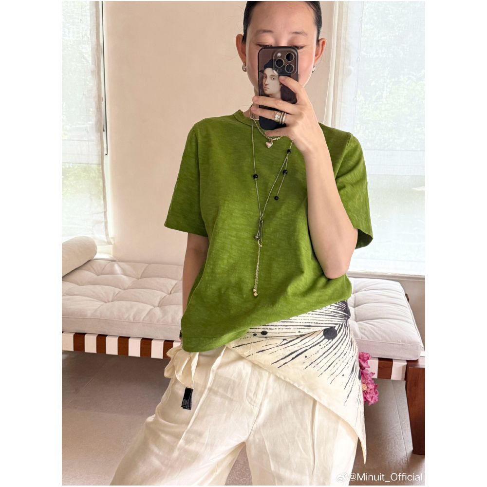 ASAYA7091 – Everyday Essential Cotton Tee 🌿✨