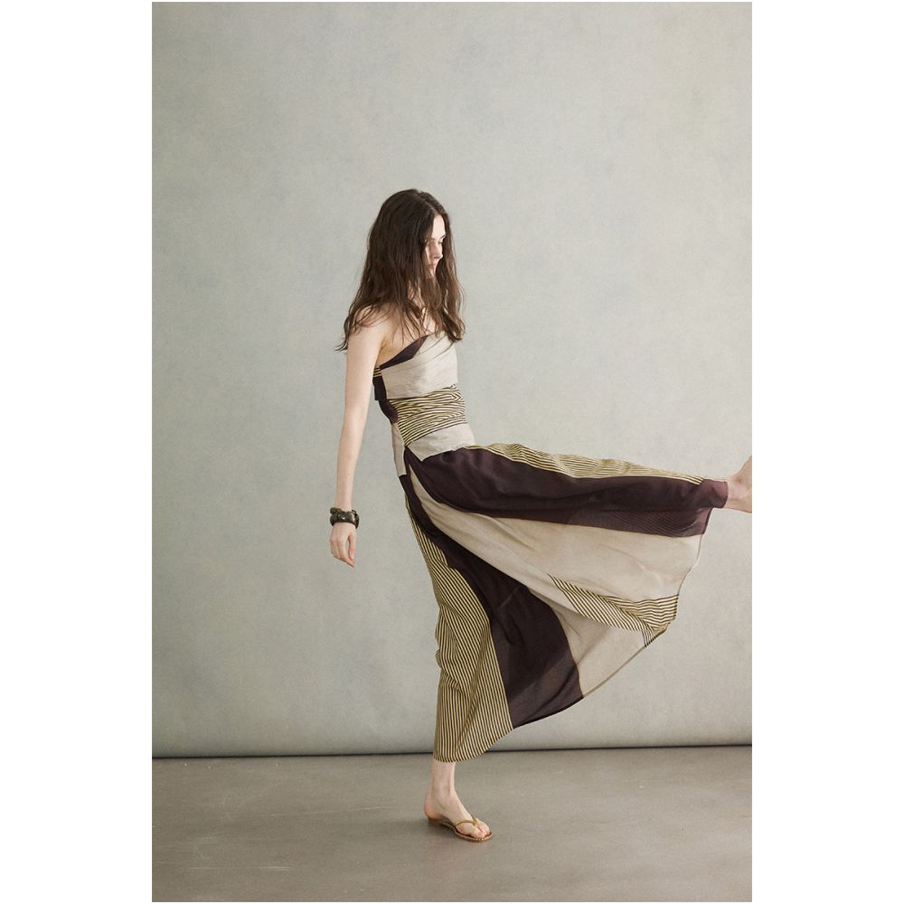 ASAYA7159 – Earthline Asymmetry Linen Skirt 🤎🌾