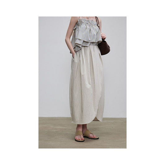 ASAYA7179 – Cloud Drape Tulip Skirt ☁️🤍