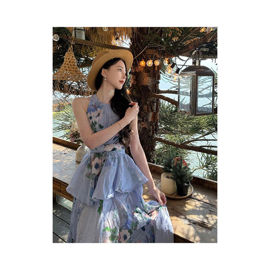 ASAYA7182 – Bluebell Bloom Maxi Dress 💙🌸