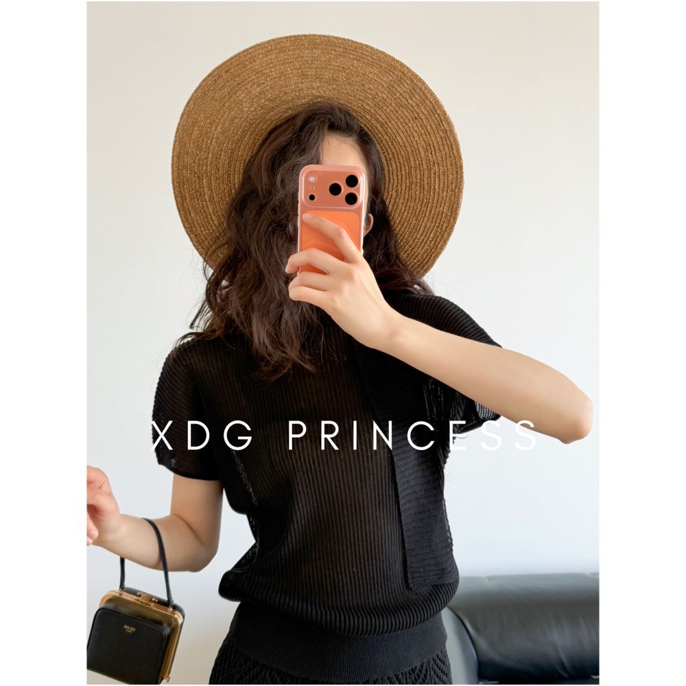 ASAYA7195 – Grace Rib Knit Scarf Top 🤍🧣