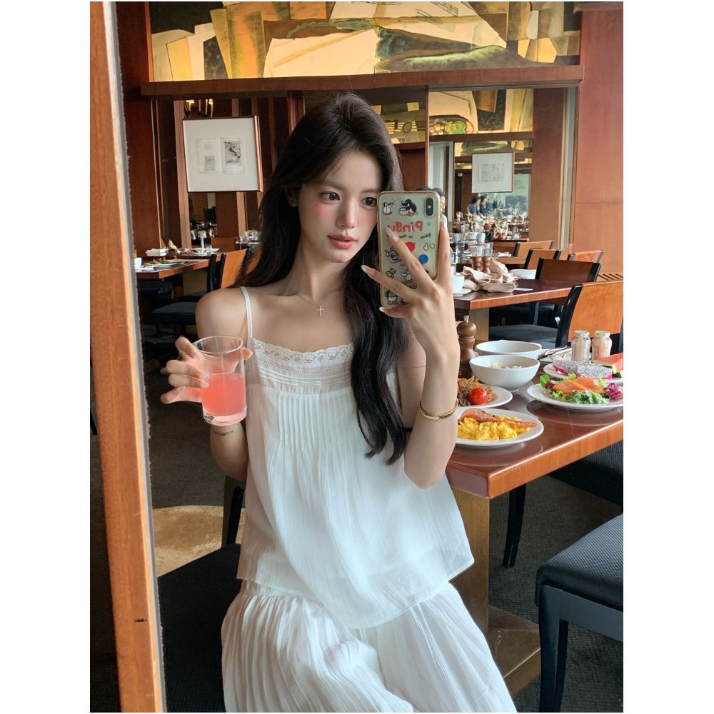 ASAYA7230 – Ethereal Silk Lounge Set 🤍🕊️