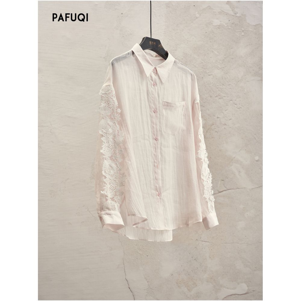 French style openwork lace trim shirt and shorts set exquisite and unique embroidered rose top new summer 2026 style image 1