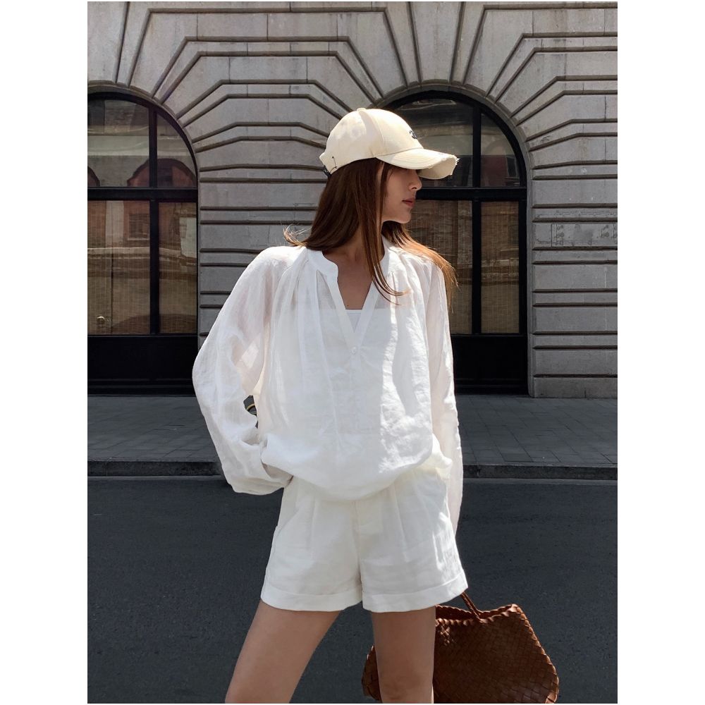 ASAYA7273 – Breezy Linen Escape Set 🤍🌿