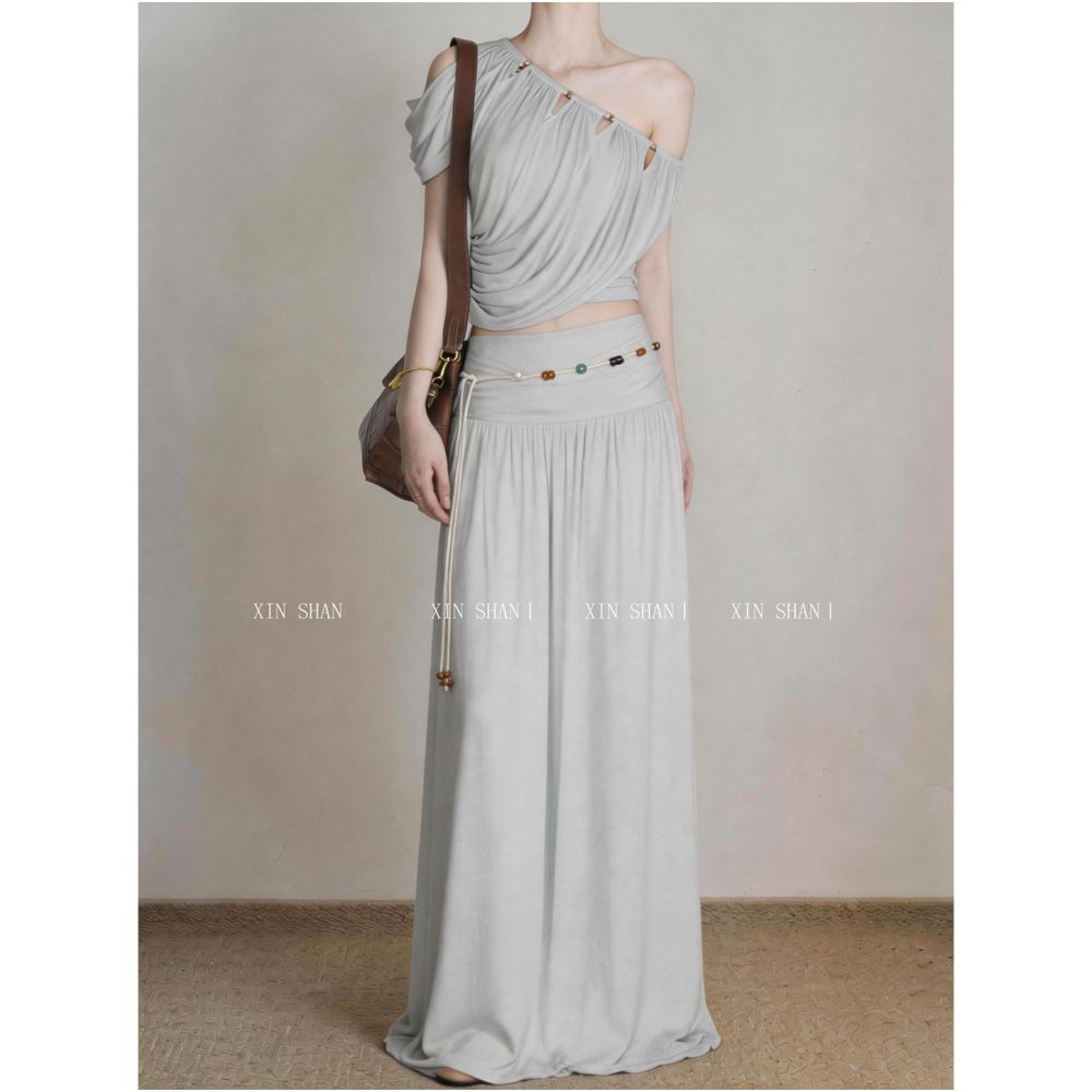 ASAYA7296 – Luna Drape Resort Set 🌙🤍