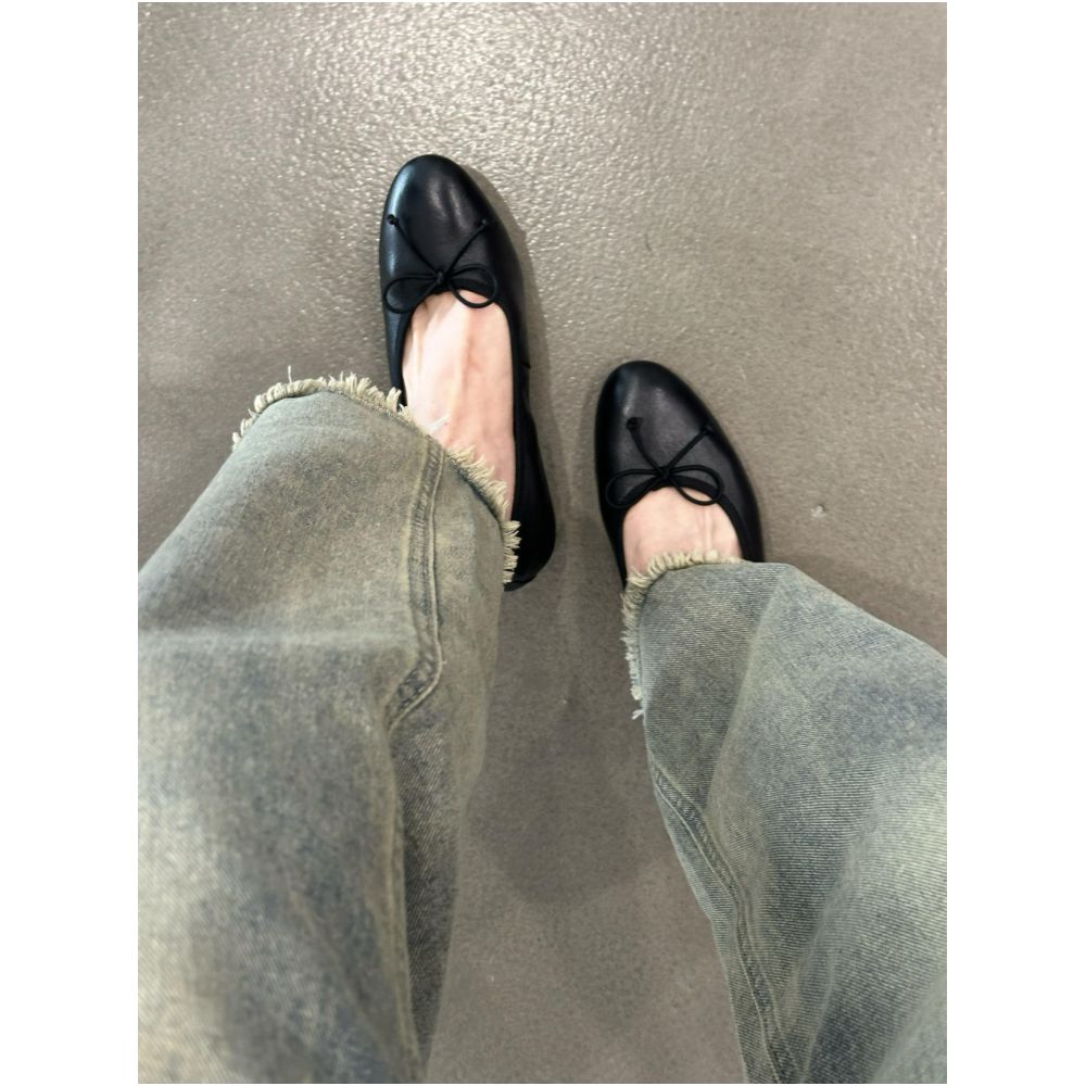 Simple soft soled comfortable flat shoes for commuting new Korean style round toe low cut Mary Jane style for women 2026 image 3