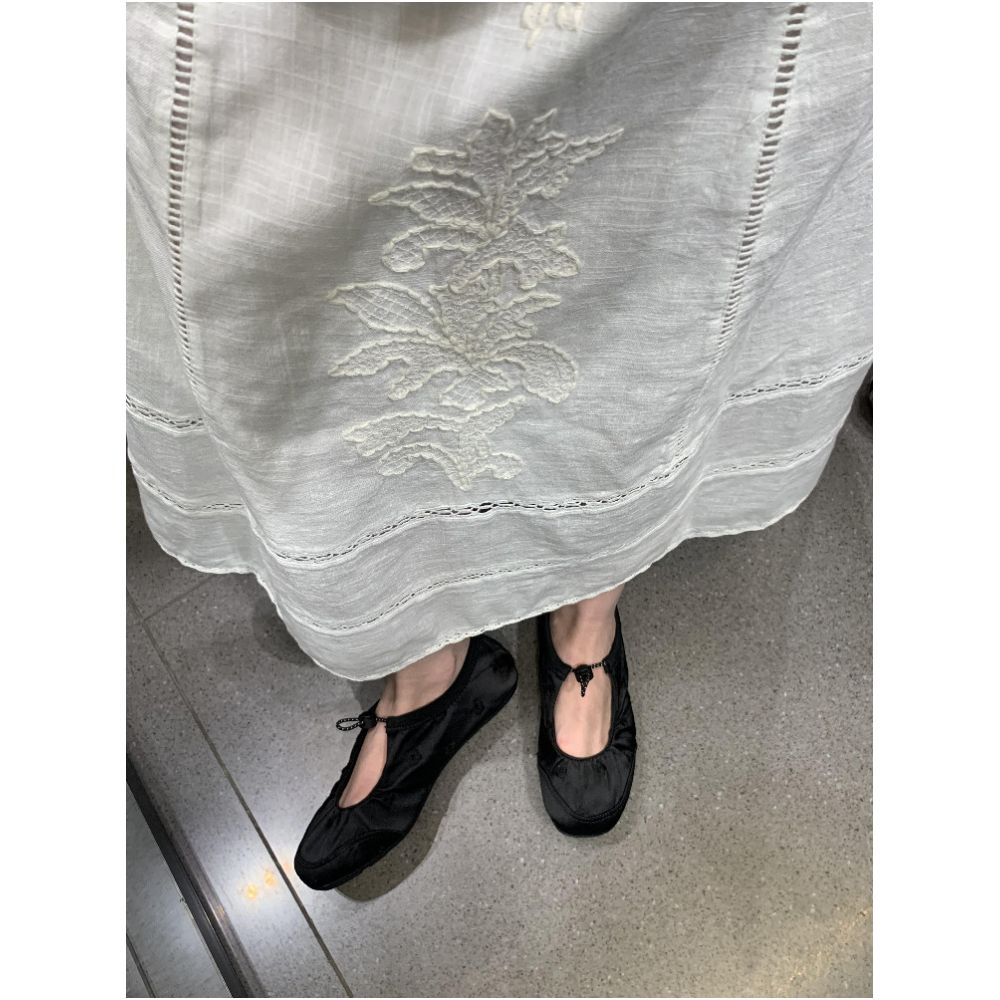 2026 Summer New Korean Style Fashionable Low Cut Women s Casual Ballet Round Toe Buckle Adjustable Comfortable Sports Shoes image 3